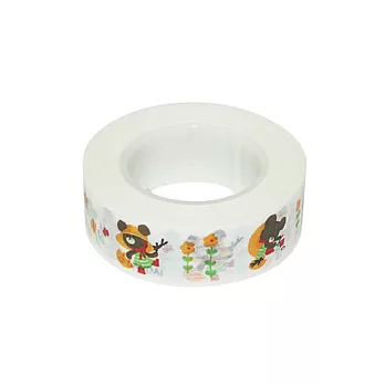 小熊學校紙膠帶15mm(快樂郊遊)