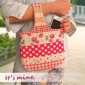 It’s mine 拍拍隨手包系列-草莓甜心-米