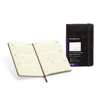 MOLESKINE_2015年經典週誌(黑色硬封面/口袋型)