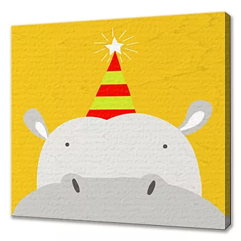 【Manto】動物系列.DIY數字油畫 - 河馬