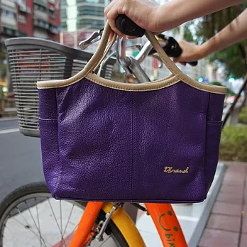 【i Brand 天然皮革】認真女孩的小巧包 - 紫羅蘭