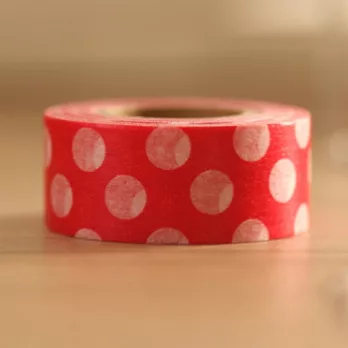 MARK’S masté 和紙膠帶(Red/Dot)