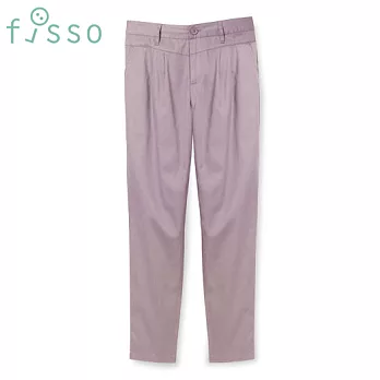 【fisso】打摺九分褲 - S蓮藕紫