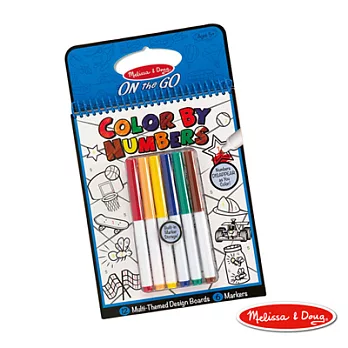 美國瑪莉莎 Melissa & Doug 數數學畫畫 - 藍色