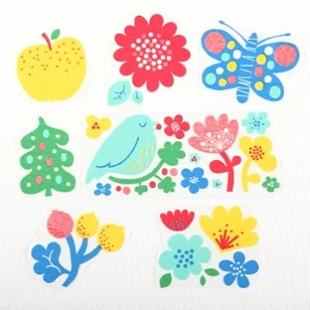 Aimez le style寬版和紙膠帶_芬蘭的花朵