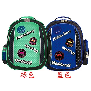 【MELON BOY】輕量學生護脊後背書包R160735藍色