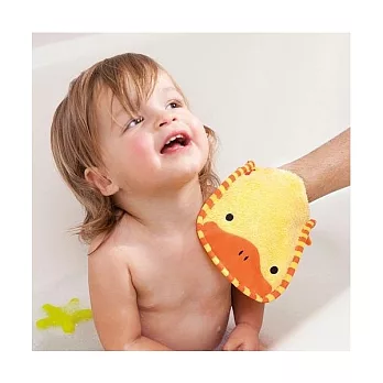 美國Skip Hop Zoo動物園幼兒 洗澡巾 沐浴手套黃小鴨