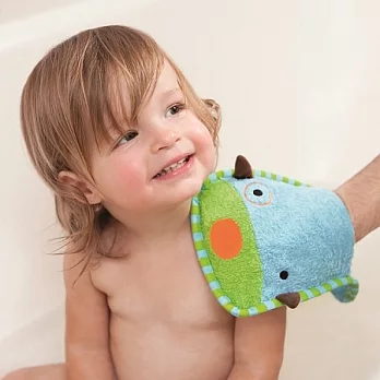 美國Skip Hop Zoo動物園幼兒 洗澡巾 沐浴手套小狗