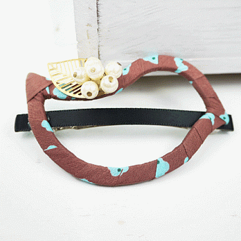 【PinkyPinky Boutique】微甜小鴿子髮夾(咖啡色)