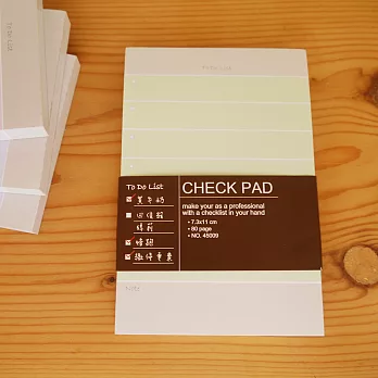 45009 *CHECK PAD * MEMO綠