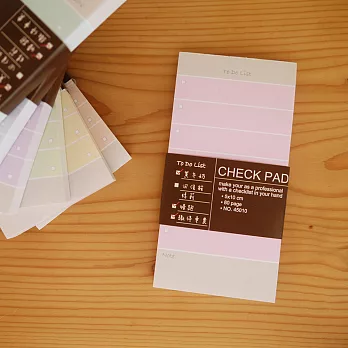 45010 *CHECK PAD * MEMO粉紅