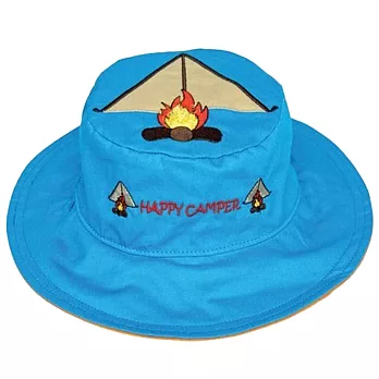 加拿大Flapjacks 兒童雙面可愛造型防曬遮陽帽-土撥鼠/帳篷2Y-4Y