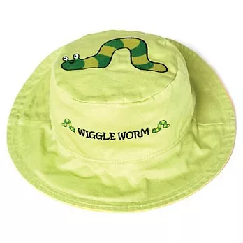 加拿大Flapjacks 兒童雙面可愛造型防曬遮陽帽-小蜜蜂/小毛蟲2Y-4Y