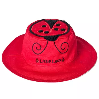 加拿大Flapjacks 兒童雙面可愛造型防曬遮陽帽-花蝴蝶/瓢蟲6M-2Y