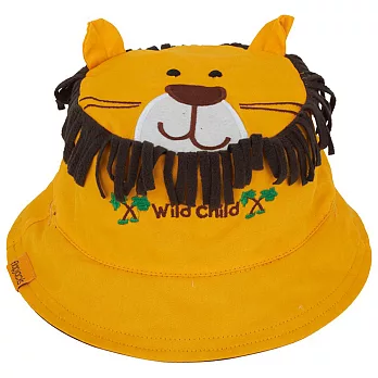 加拿大Flapjacks 兒童雙面可愛造型防曬遮陽帽-獅子王/小猴子6M-2Y