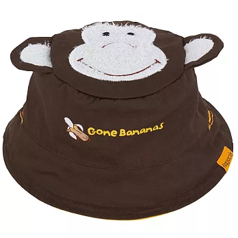 加拿大Flapjacks 兒童雙面可愛造型防曬遮陽帽-獅子王/小猴子2Y-4Y