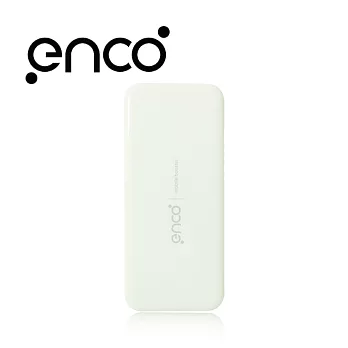 enco 行動電源12000mAh-白