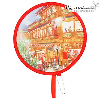 榴小妞台灣景點便利扇-九份16(E022516)