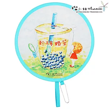 榴小妞小吃系列便利扇-珍珠奶茶(E032503)