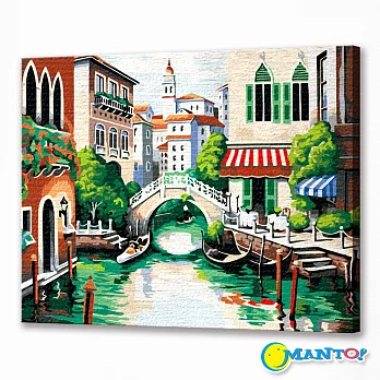 【Manto】成人款.DIY數字油畫 - 威尼斯風情