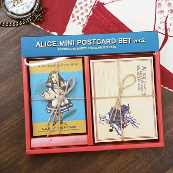 愛麗絲迷你明信片典藏組V.2