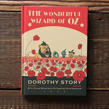 桃樂絲硬殼精裝條紋筆記本-OZ夥伴們