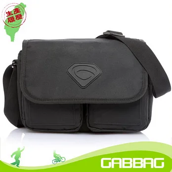GABBAG 堺谷側背包(iPad平板可入)(GB14112-01)-黑色