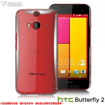 【Metal-Slim】HTC Butterfly 2 透明新型保護殼透明