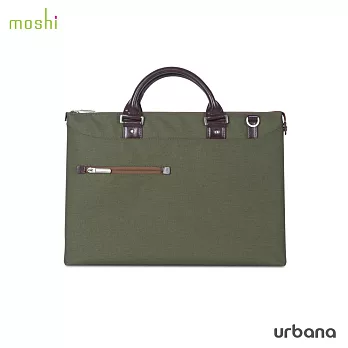 moshi Urbana 商務式筆電公事包森綠