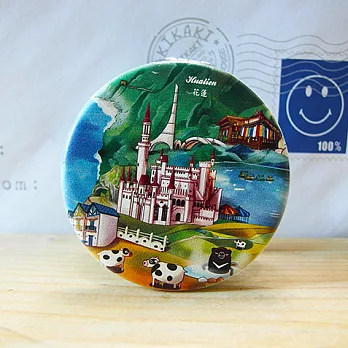 JB DESIGN隨身圓鏡-花蓮樂園