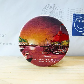 JB DESIGN隨身圓鏡-浪漫淡水