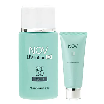 NOV娜芙 防曬潔顏組SPF30