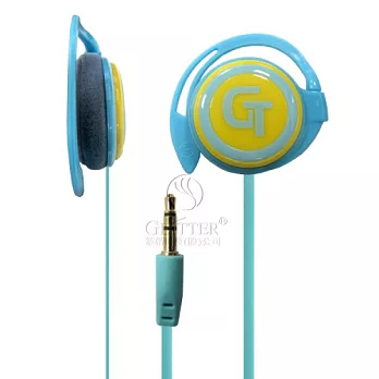 Glitter 高音質耳掛式耳機 (GT-278)藍黃