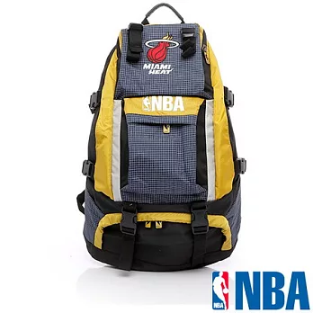 NBA 極限運動後背包(熱火)SPB-001-A-黃/灰