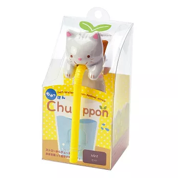 聖新陶芸Chuppon小植栽/ 貓/ 薄荷茶葉