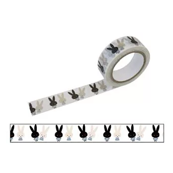 《Shinzi Katoh 加藤真治》黑白兔和紙膠帶15mm