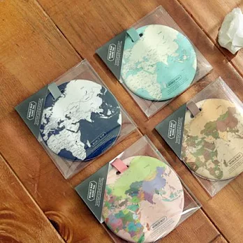 世界地圖旅行吊牌-深藍