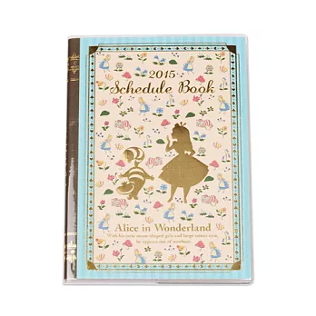 《sun-star》迪士尼月間手帳L(愛麗絲藍)