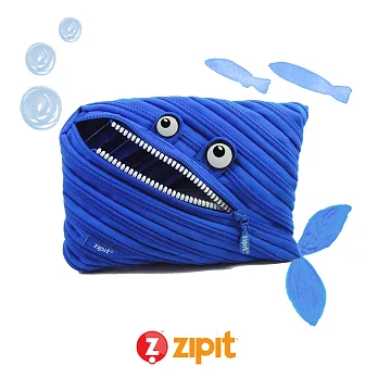 Zipit 怪獸拉鍊包(大)-寶藍