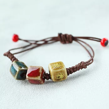 陶方塊魔幻迷宮手鍊‧蝶夢東方