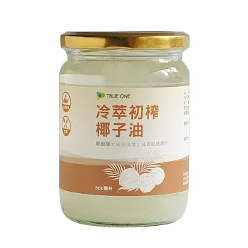 【食在加分】鮮粹 冷萃初榨椰子油 ~豐沛自然能量 成熟椰果新鮮粹取 ~ / 500ml
