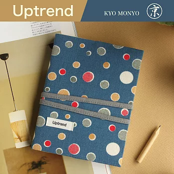 Uptrend 京文樣布手帳│丸小紋‧瑠璃紺