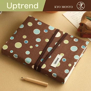 Uptrend 京文樣布手帳│丸小紋‧江戶茶