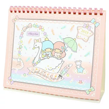 《Sanrio》雙星仙子2015可立式雙面桌曆