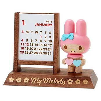 《Sanrio》美樂蒂 2015迷你木製佈告欄桌曆