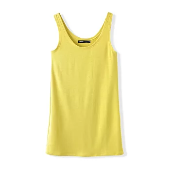 【CACO】內刷毛長版背心-女FREE芥黃