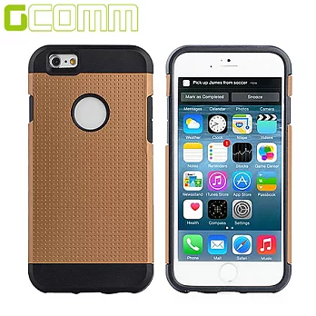GCOMM iPhone6/6S 4.7" Slim Shield 圓薄盾甲保護殼古銅金