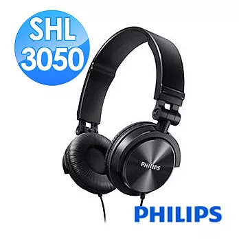 【PHILIPS 飛利浦】SHL3050 頭戴式耳機(神秘黑)神秘黑