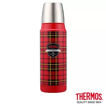 【THERMOS 膳魔師】蘇格蘭復古風 不鏽鋼真空保溫瓶0.47L(H2000TAR)TAR
