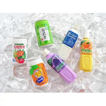 【iwako】日本製 NO PVC 環保造型橡皮擦 日本飲料造型(六入)